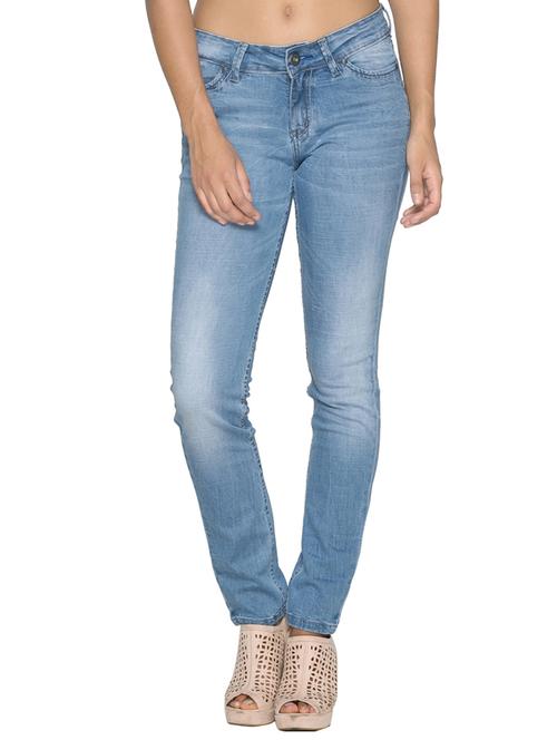 light blue cotton jeans - 11220781 - Very Small Image - 1
