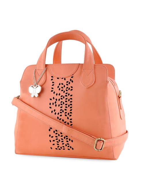 cut work leatherette hand bag - 1122287 - Very Small Image - 1