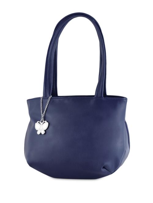 blue leatherette handbag - 1122351 - Very Small Image - 1
