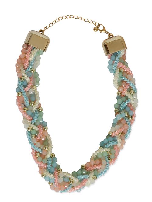 pink metal choker necklace - 11225133 - Very Small Image - 1