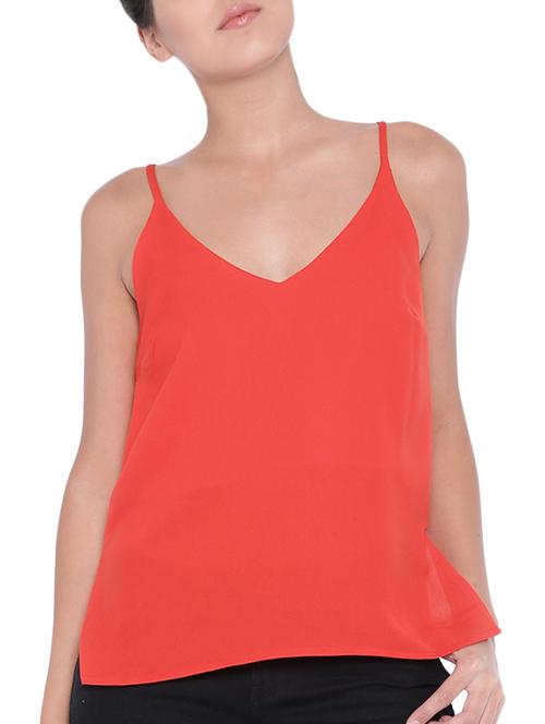 orange polyester regular top - 11226108 - Very Small Image - 1