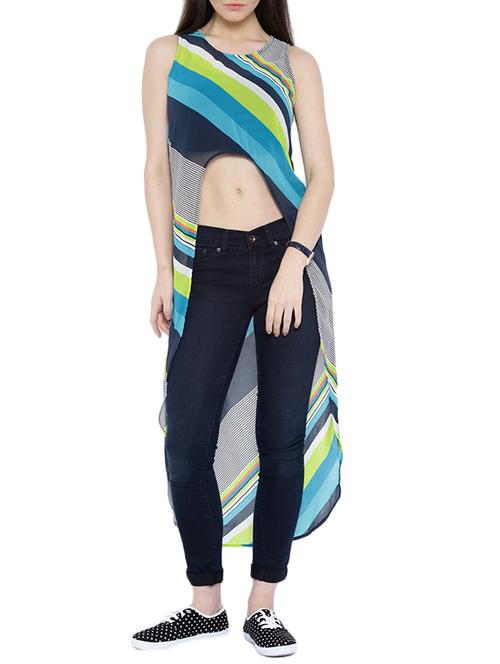 multicolored striped tunic - 11226110 - Very Small Image - 1