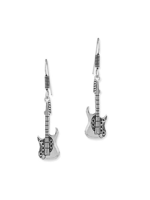 silver metal drop earring - 11227681 - Very Small Image - 1