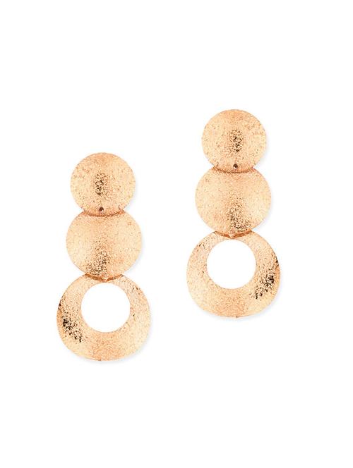 gold metal drop earring - 11227707 - Very Small Image - 1