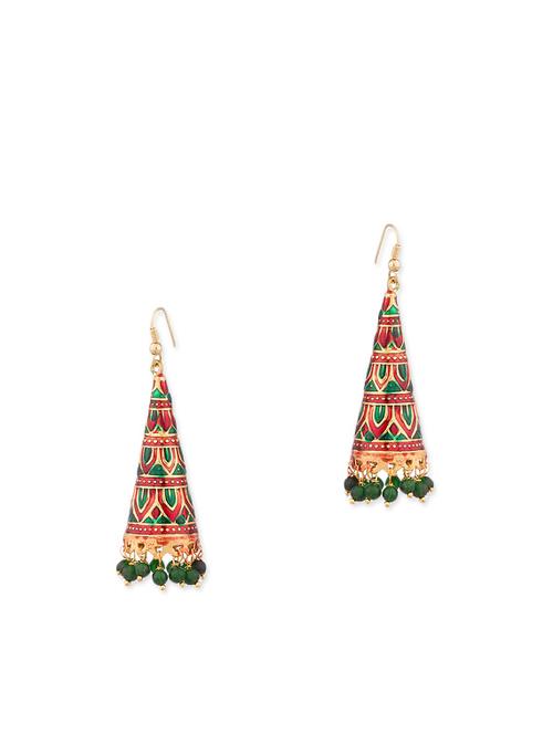 gold metal earring - 11227721 - Very Small Image - 1