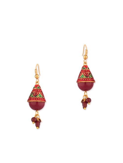 gold metal earring - 11227725 - Very Small Image - 1