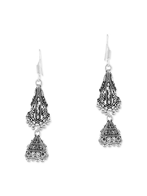silver metal earring - 11227874 - Very Small Image - 1