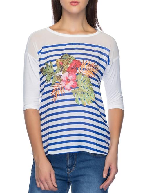 white polyester regular top - 11227896 - Very Small Image - 1