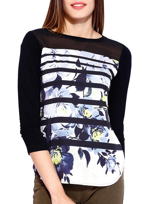 black cotton regular top - 11227911 - Very Small Image - 1