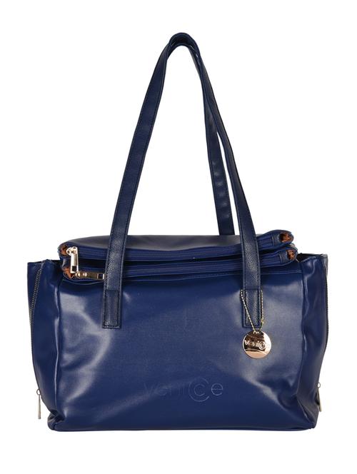 blue leatherette handbag - 11228052 - Very Small Image - 1