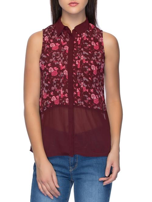 neutral polyester regular shirt - 11228435 - Very Small Image - 1