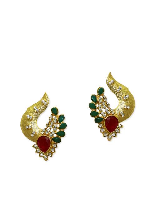 multi colored brass studs earring - 11229135 - Very Small Image - 1