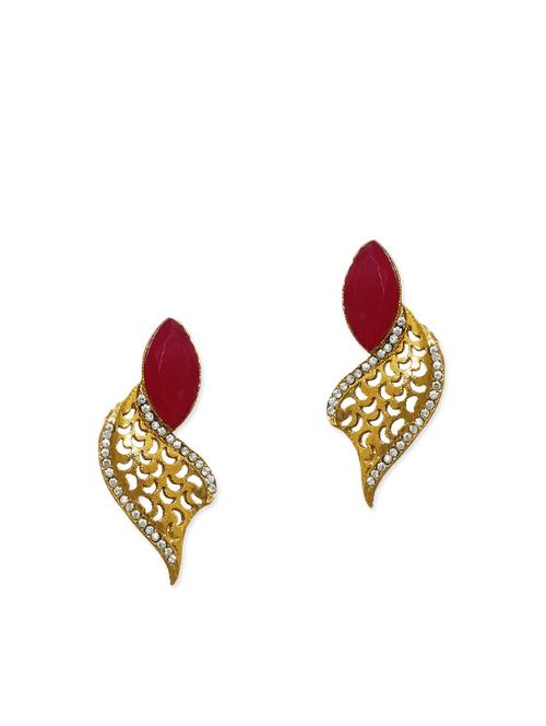 multi colored brass studs earring - 11229141 - Very Small Image - 1