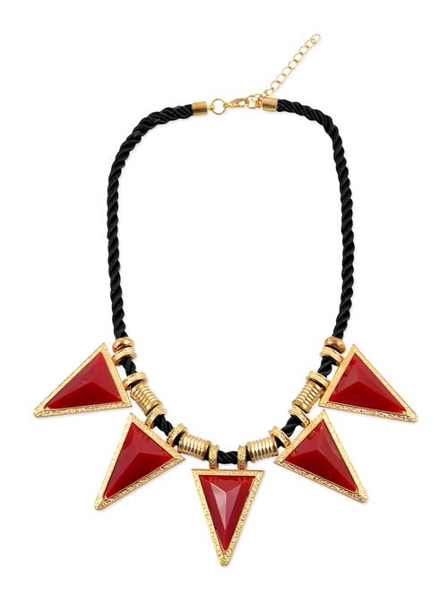 red metal short necklace - 11229838 - Very Small Image - 1