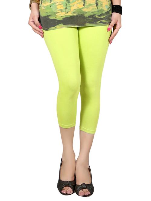 green cotton capris - 11230789 - Very Small Image - 1