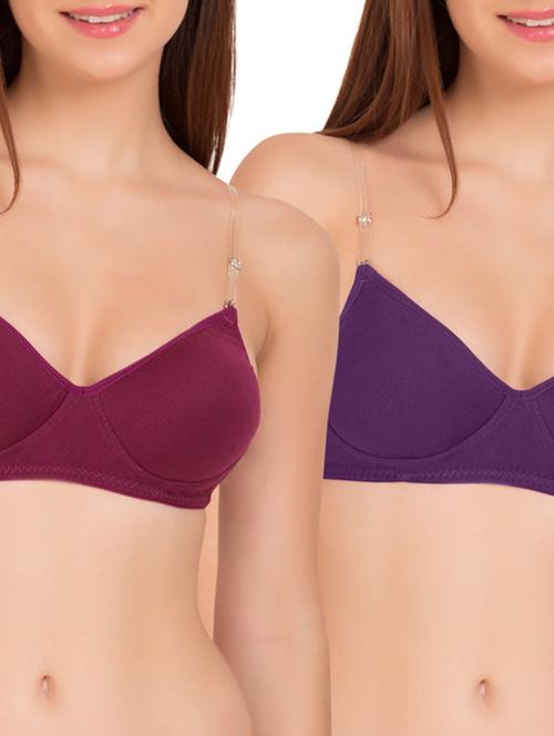 multi combo of cotton t-shirt bra - 11231753 - Very Small Image - 1