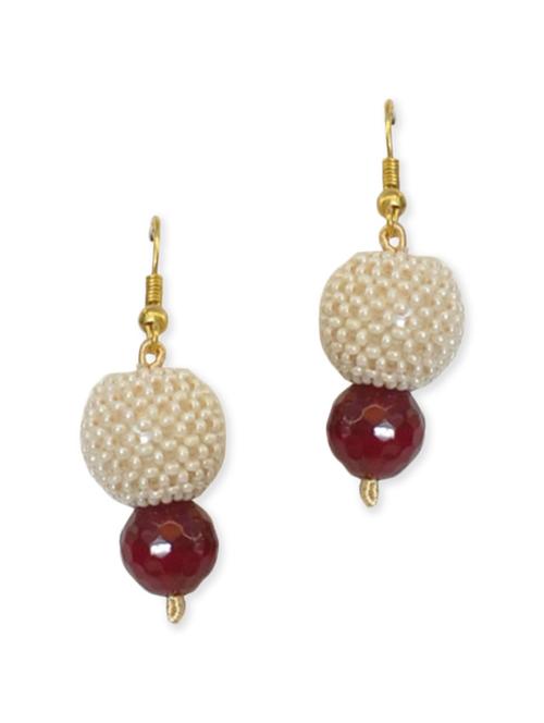 multi colored metal drop earrings - 11232116 - Very Small Image - 1
