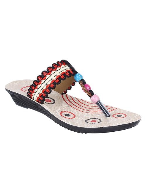 multi color t strap sandal - 11235480 - Very Small Image - 1