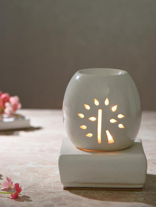 ivory ceramic aroma oil electric diffuser - 1123674 - Very Small Image - 1