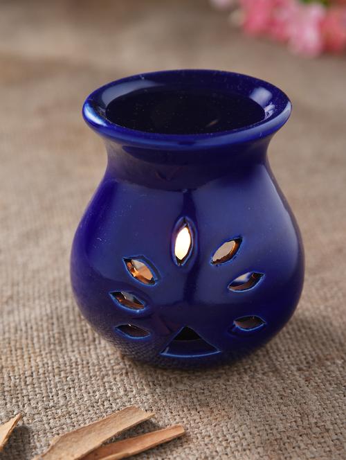 blue ceramic regular aroma oil burner - 1123728 - Very Small Image - 1