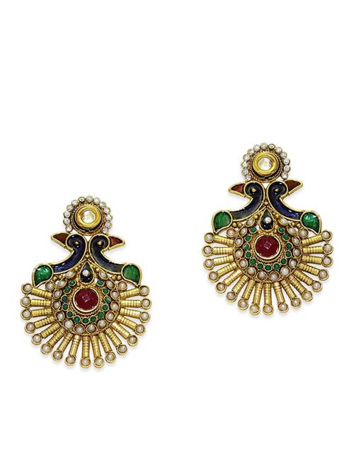 multi colored zinc balli earring - 11240886 - Very Small Image - 1