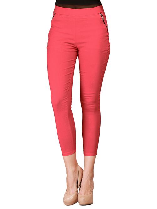 pink cotton jegging - 11249193 - Very Small Image - 1