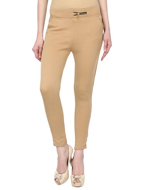 beige cotton jeggings - 11249208 - Very Small Image - 1