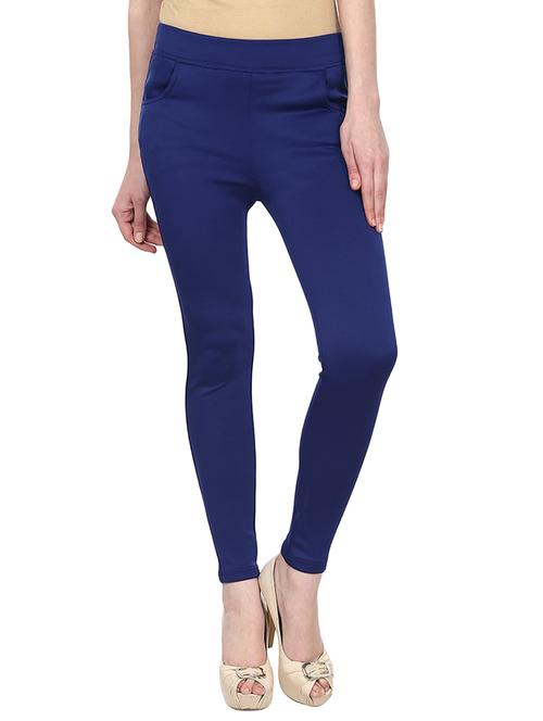dark blue cotton jeggings - 11249216 - Very Small Image - 1