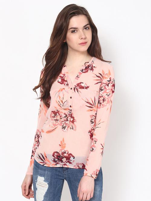 floral printed polygeorgette top - 1125039 - Very Small Image - 1