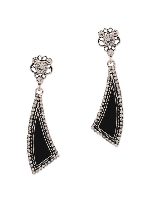 black metal drop earring - 11253743 - Very Small Image - 1