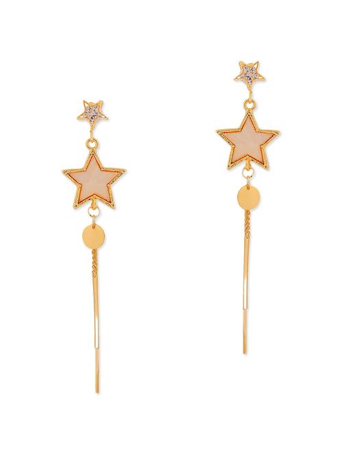 white metal drop earring - 11253841 - Very Small Image - 1