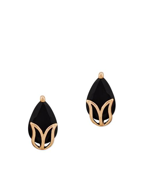 black metal studs earring - 11254022 - Very Small Image - 1