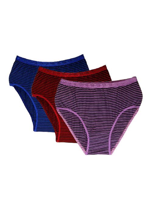 multi colored cotton hipster panty - 11256531 - Very Small Image - 1