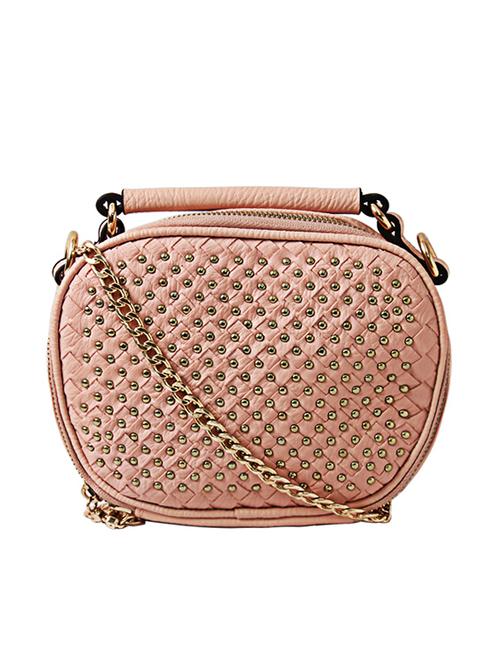 pink leatherette sling bag - 11259258 - Very Small Image - 1