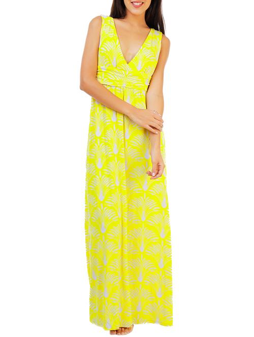 yellow rayon sleepshirts & nighty - 11263854 - Very Small Image - 1