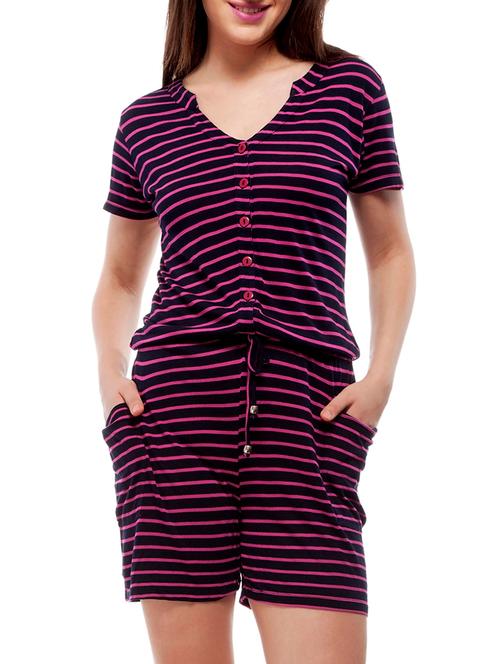 pink viscose romper - 11268711 - Very Small Image - 1