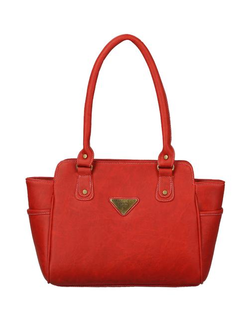 red leatherette handbag - 11270789 - Very Small Image - 1