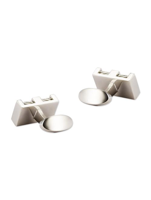 silver metal cufflink - 11270886 - Very Small Image - 1
