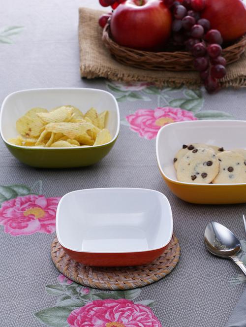 machi multicolour melamine serving bowl - set of 4 - 11271754 - Very Small Image - 1
