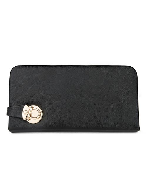 black leatherette clutch - 11277750 - Very Small Image - 1