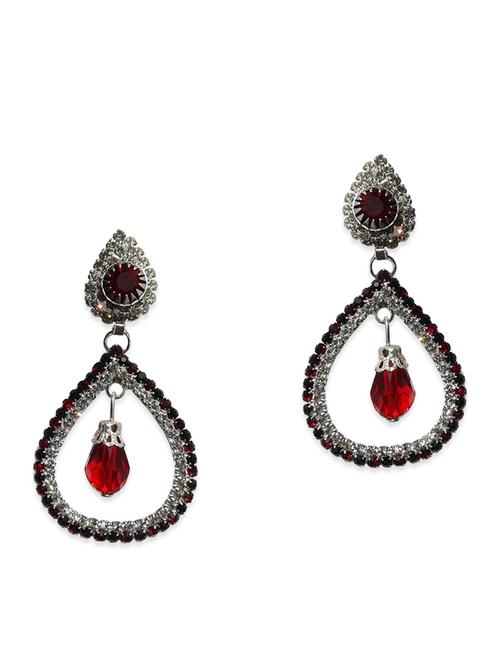 multi colored metal drop earrings - 11280008 - Very Small Image - 1