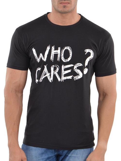 black cotton t-shirt - 11280226 - Very Small Image - 1