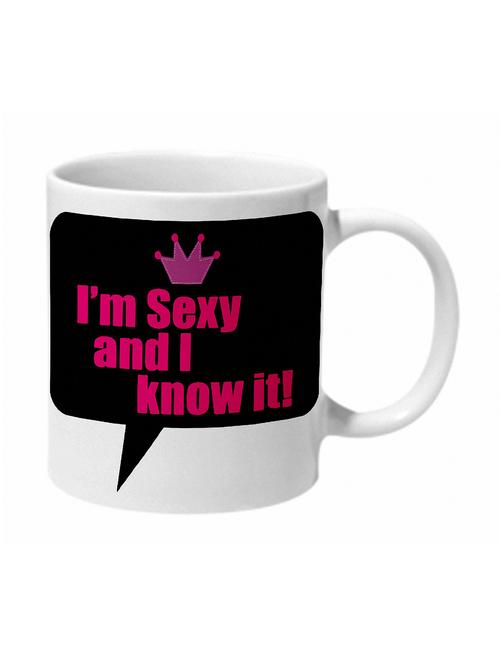 mooch wale im sexy and i know it ceramic mug - 11280525 - Very Small Image - 1