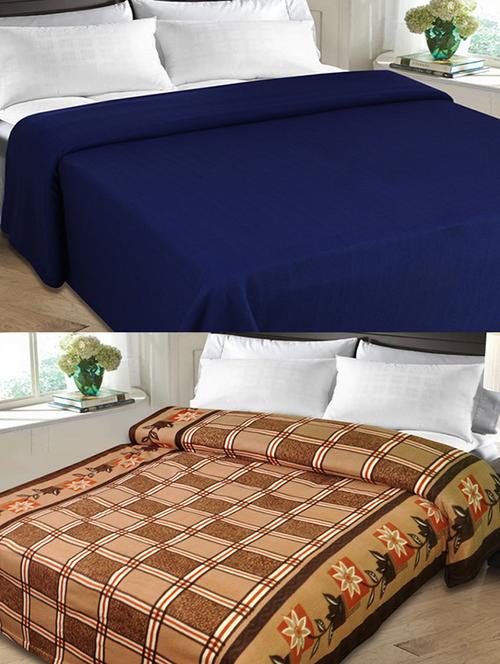 christy's collection assorted blends double blanket (buy 1 get 1) - 11281761 - Very Small Image - 1