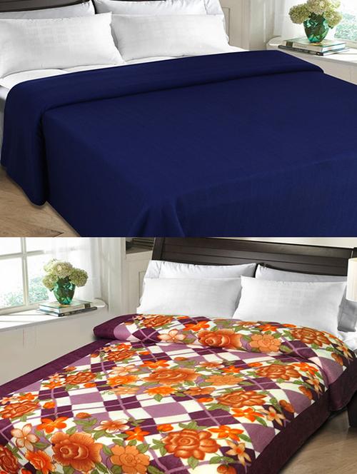christy's collection assorted blends double blanket (buy 1 get 1) - 11281770 - Very Small Image - 1