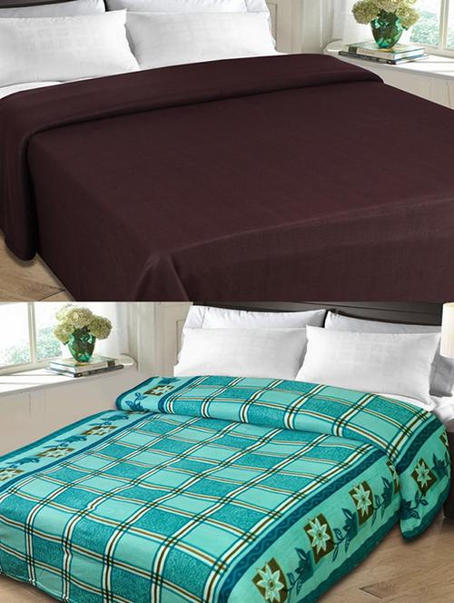 christy's collection assorted blends double blanket (buy 1 get 1) - 11281792 - Very Small Image - 1