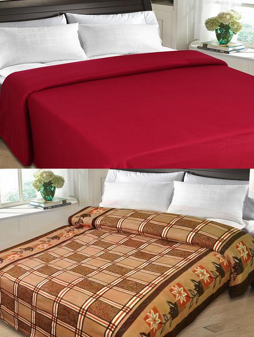 christy's collection assorted blends double blanket (buy 1 get 1) - 11281848 - Very Small Image - 1