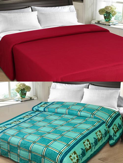 christy's collection assorted blends double blanket (buy 1 get 1) - 11281850 - Very Small Image - 1