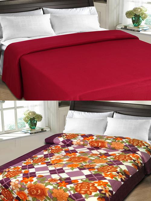 christy's collection assorted blends double blanket (buy 1 get 1) - 11281857 - Very Small Image - 1