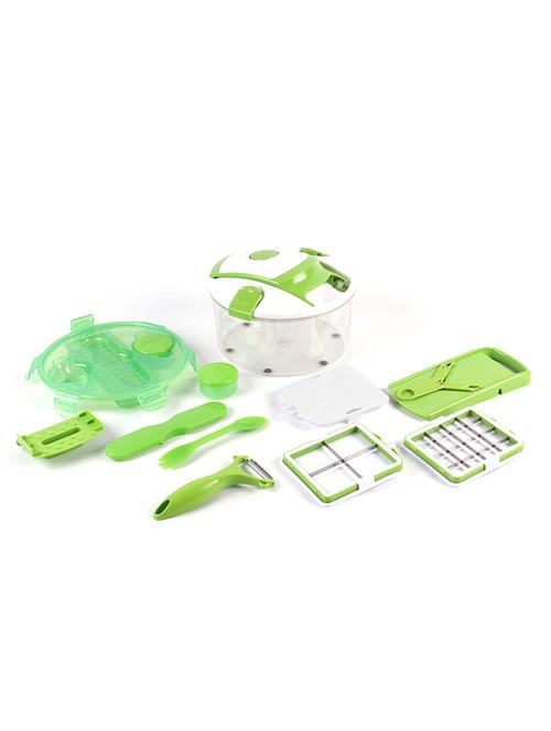 monet green plastic salad cutter set - 11282175 - Very Small Image - 1